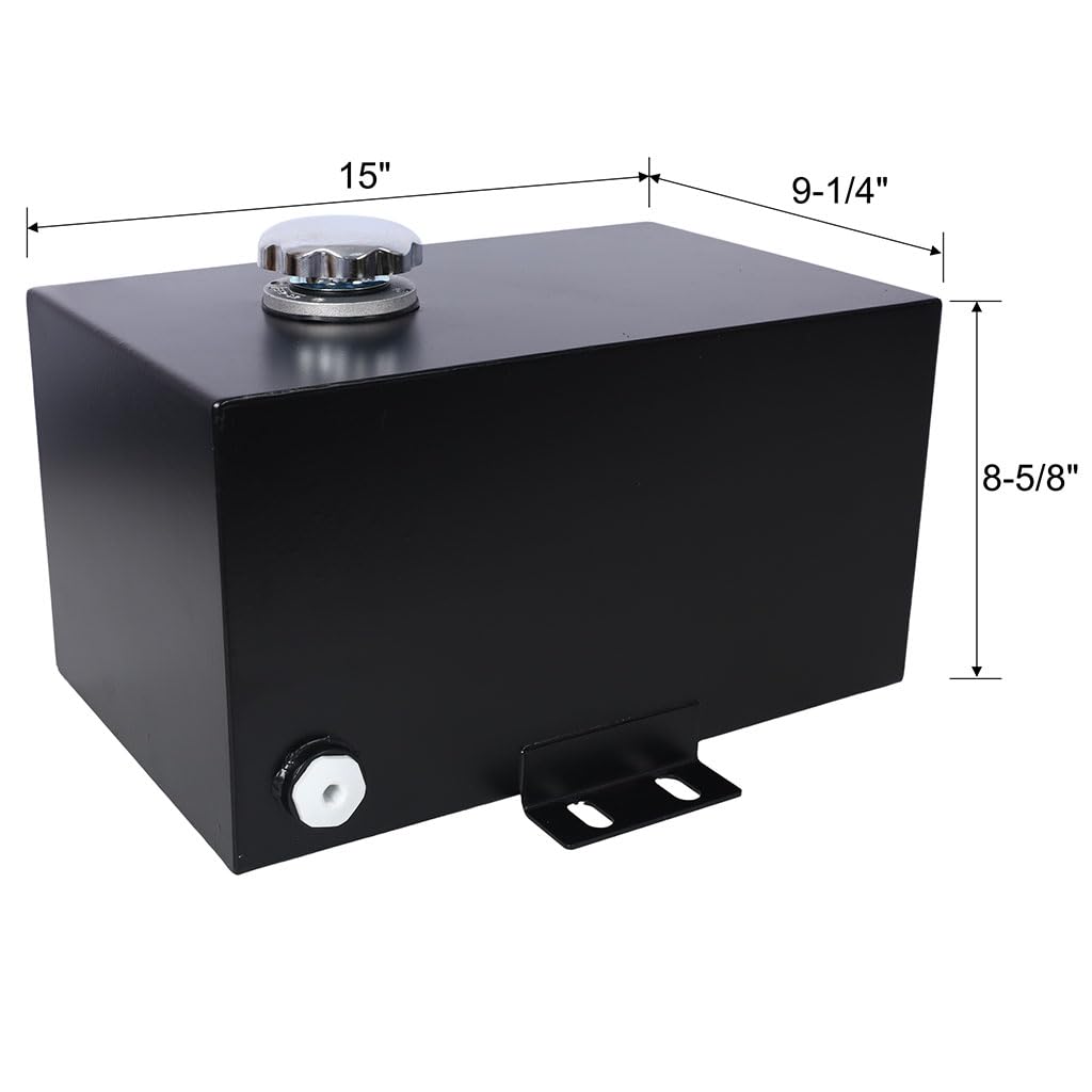 5 Gallon Steel Hydraulic Fluid Tank with Strainer Q2107
