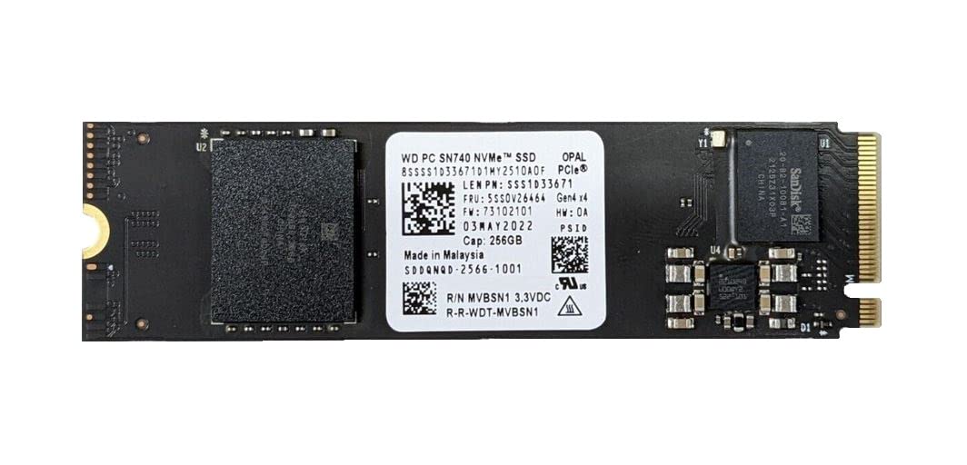 256GB M.2 PCI-e GEN 4X4 NVME Internal Solid State Drive 2280 R25136