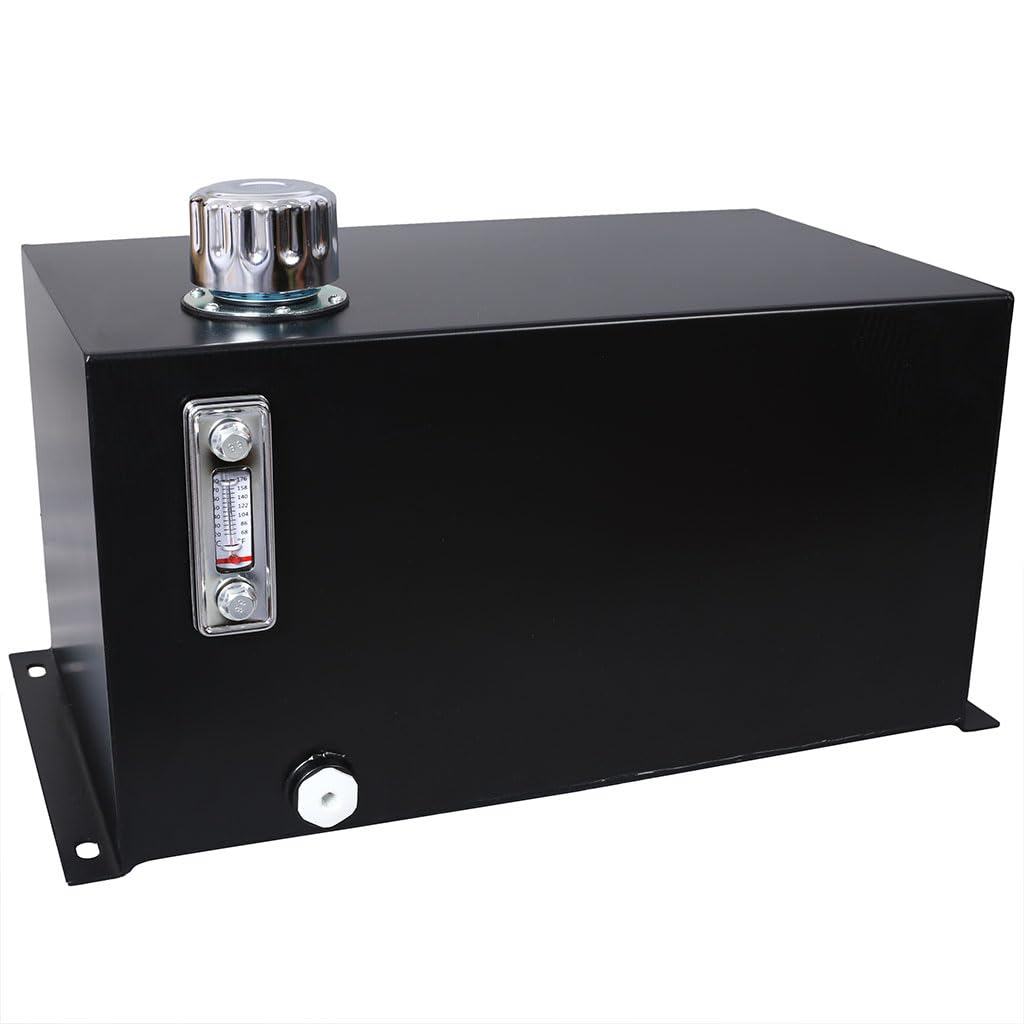 5 Gallon Steel Hydraulic Fluid Tank with Strainer Q2107