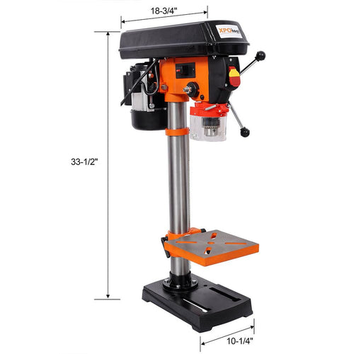 10-Inch Benchtop Drill Press with Laser L6607
