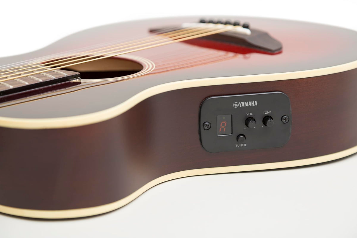 3/4-Size Black Acoustic-Electric Guitar I504