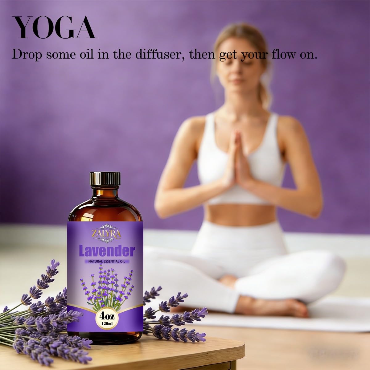 Lavender&Lily Essential Oil 4 Fl Oz+0.33 Fl Oz U2088
