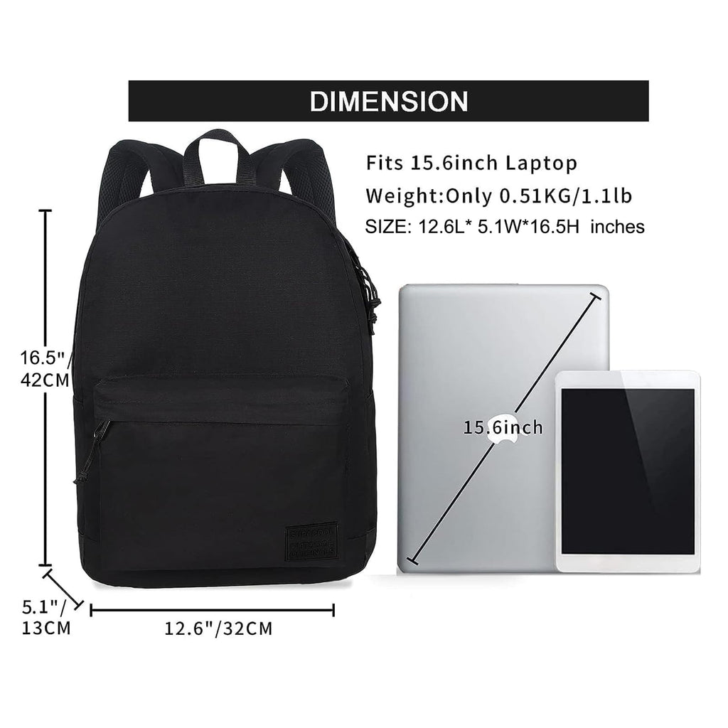 Black Laptop Backpack X64403