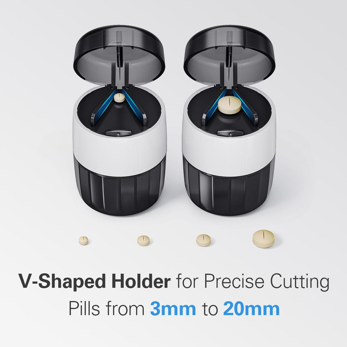 3-in-1 Pill Crusher and Cutter with Storage J151801
