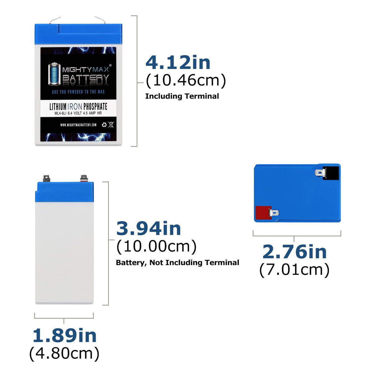 6V 4.5AH Lithium Replacement Battery U8838