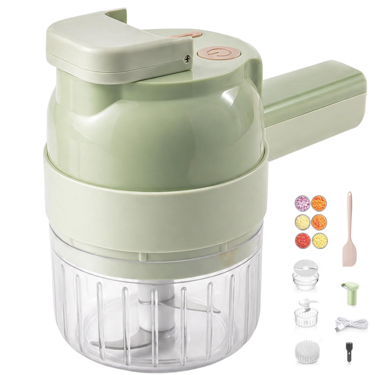 4 in 1 Rechargeable Electric Vegetable Chopper Y166715