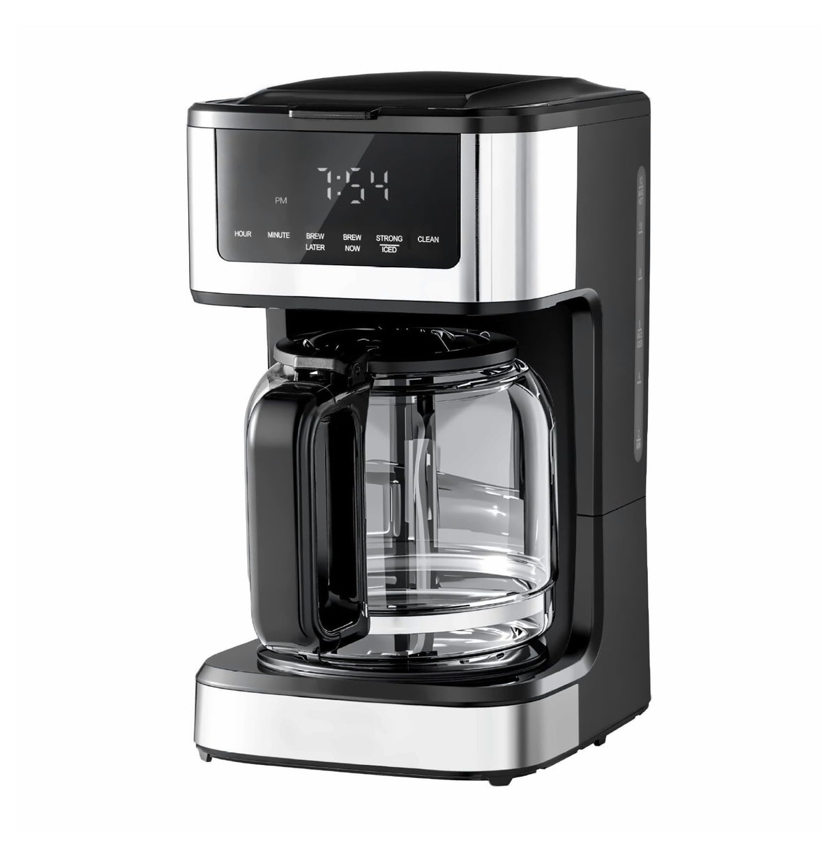 12 Cup Programmable Drip Coffee Maker with Touch Screen S7381