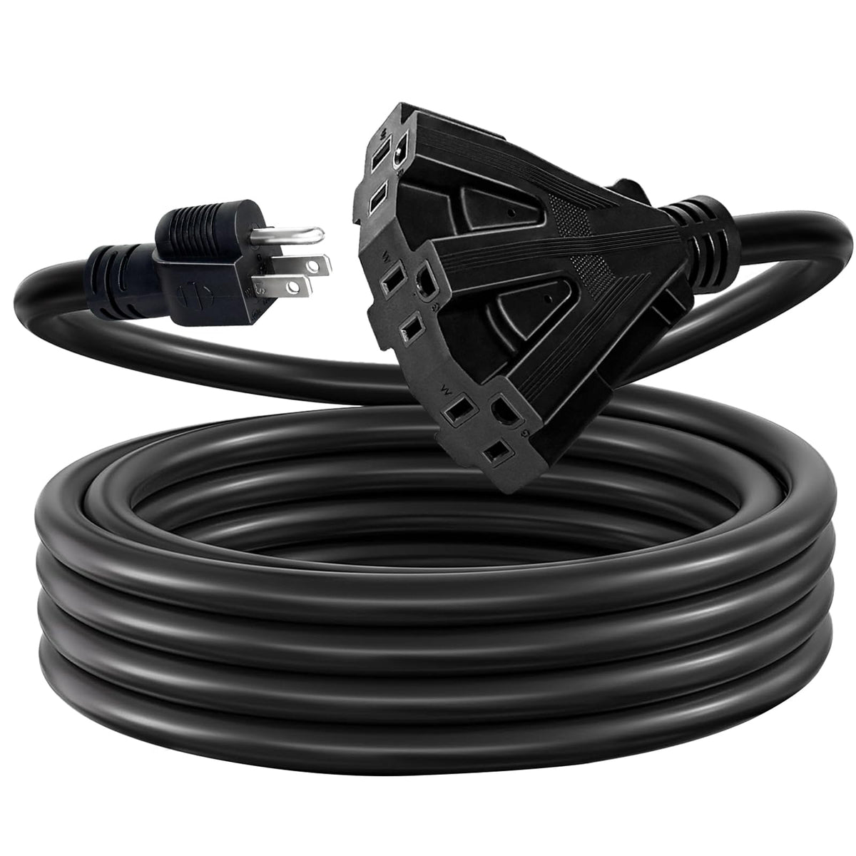 12 Gauge 3 Outlet Outdoor Extension Cord 100 FT A4085