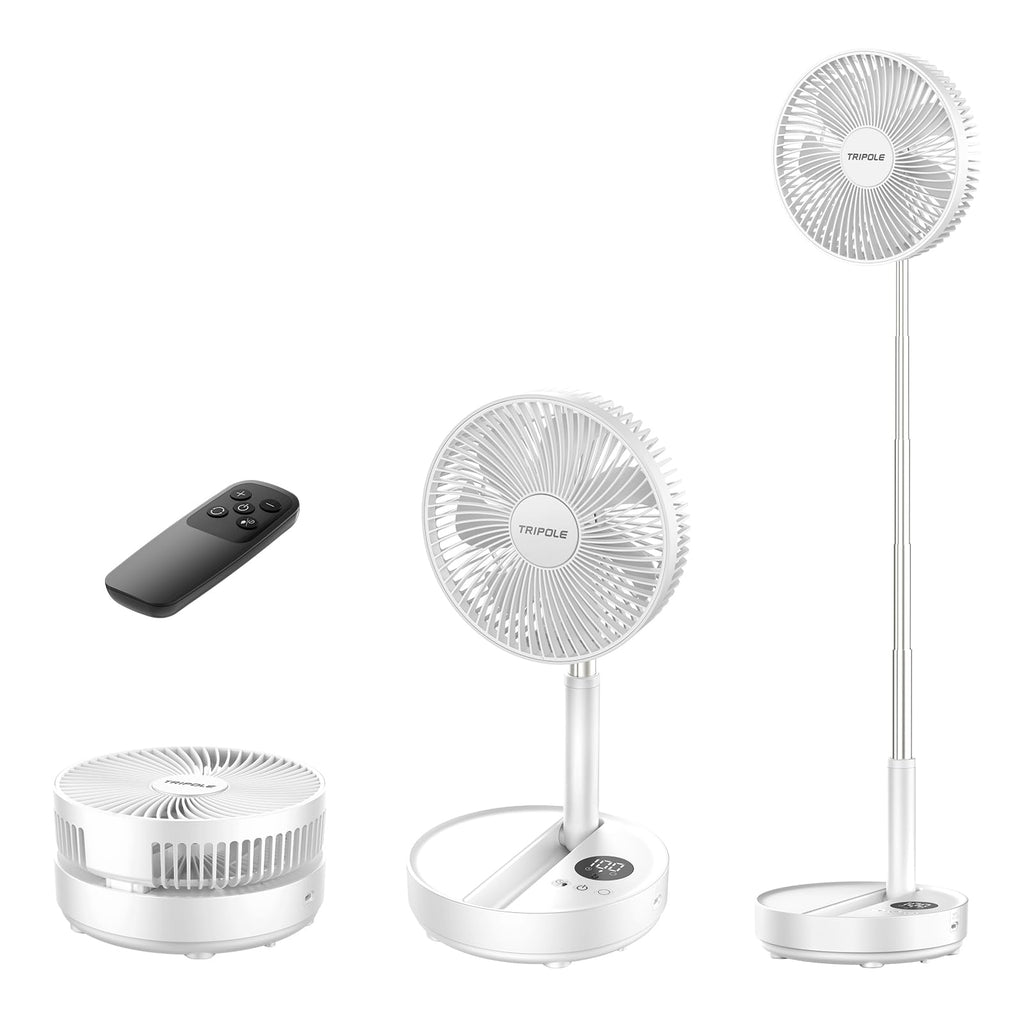 Portable Rechargeable Oscillating Standing Fan A721582