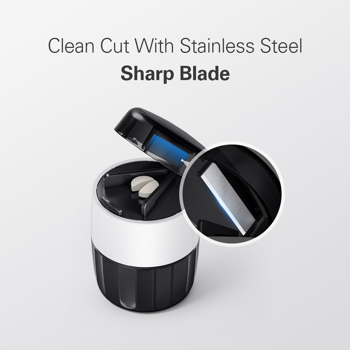 3-in-1 Pill Crusher and Cutter with Storage J151801