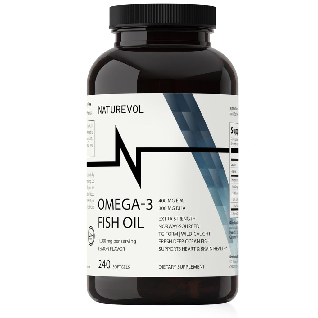 Omega-3 Fish Oil 1000mg 240 Softgels O230649