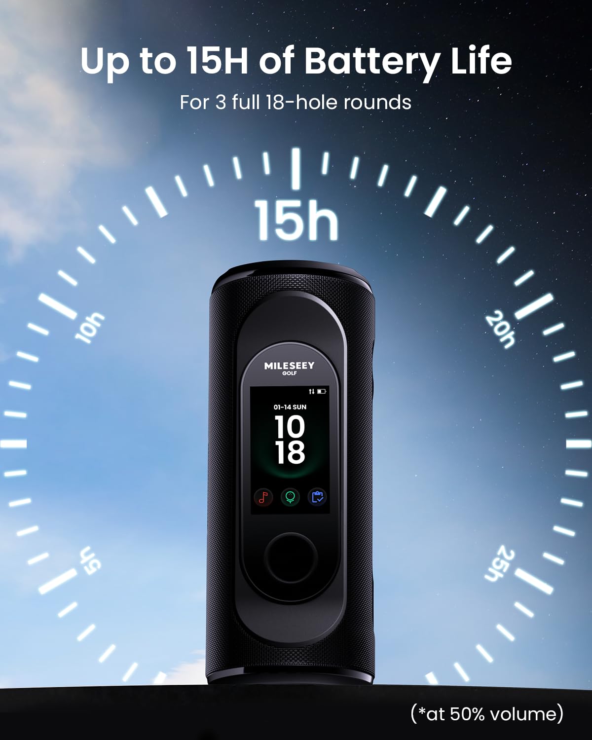 Golf GPS Speaker with 43K+ Courses T524027