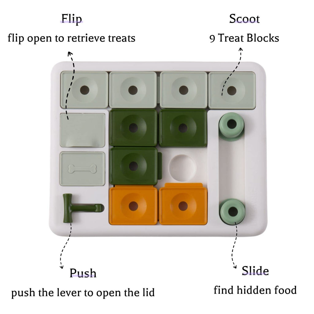 Dog Puzzle Toy 3 Levels T829030