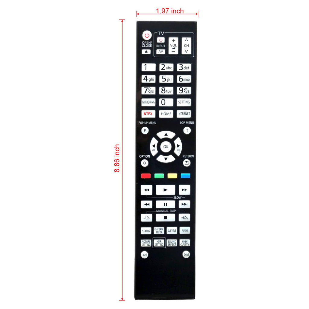 Replace Remote Control for 4K Blu-ray Player M52847