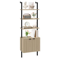 73" Tall Bookshelf with Cabinet F89545