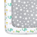 Pack and Play Sheets, Mini Crib Sheets, Stretchy Playard Fitted Sheet W391