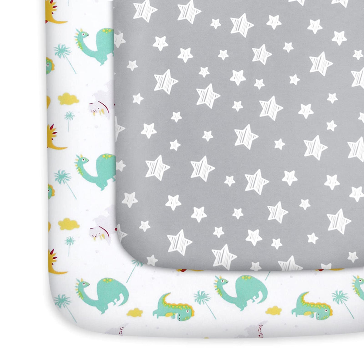 Pack and Play Sheets, Mini Crib Sheets, Stretchy Playard Fitted Sheet W391