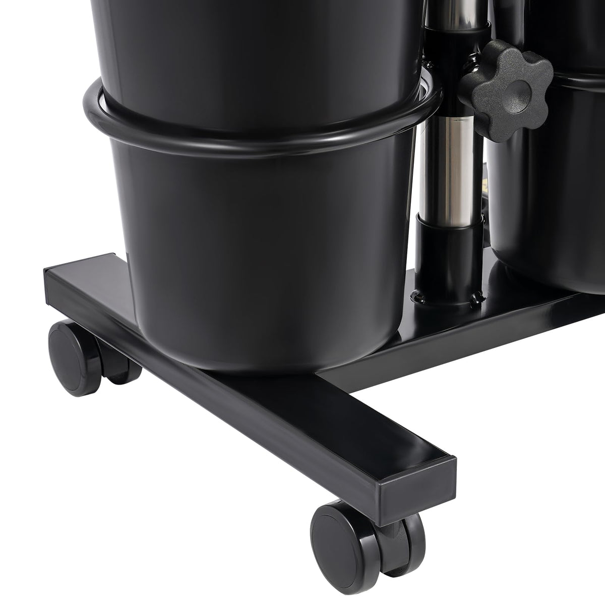 Portable Shampoo Bowl with Dual Buckets and Drain Hoses D63411