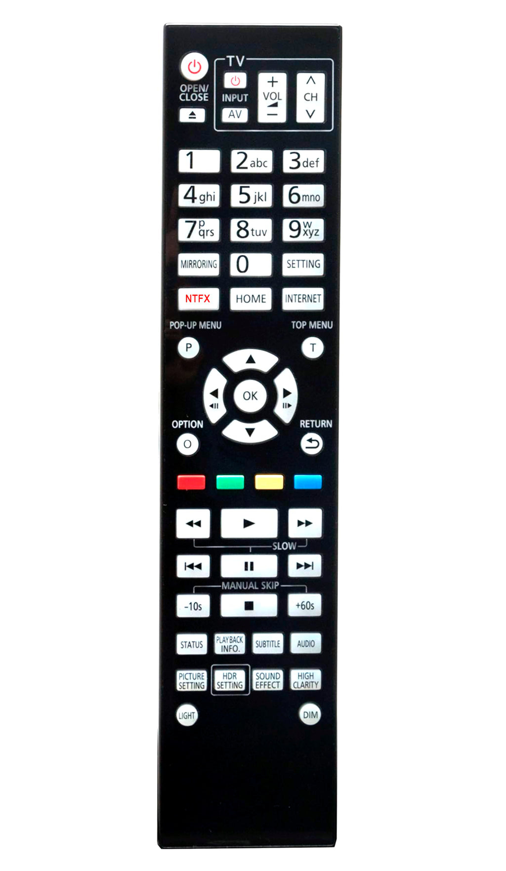 Replace Remote Control for 4K Blu-ray Player M52847