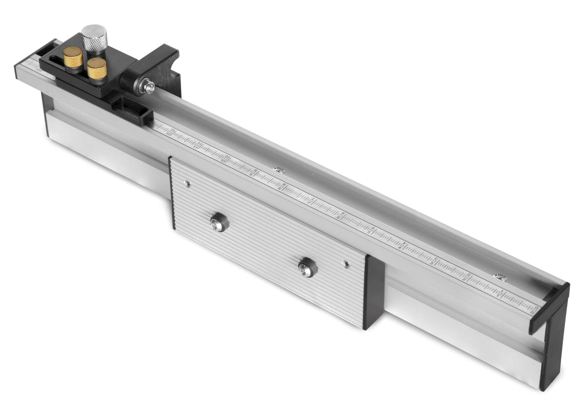 Steel and Brass Miter Gauge and Fence System Q2254
