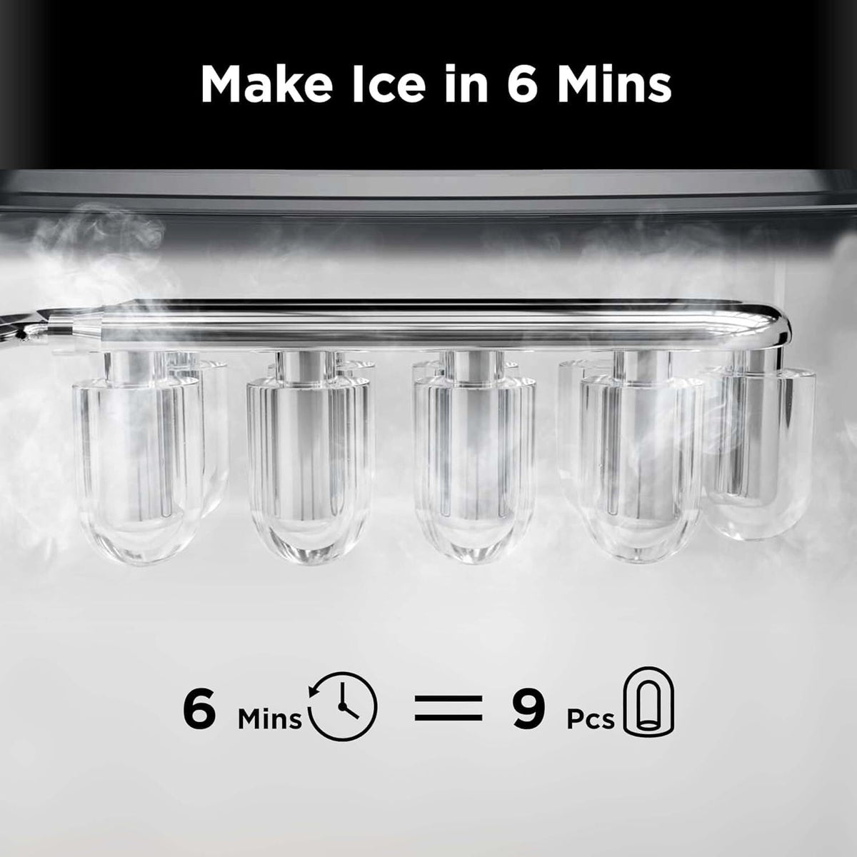 Countertop Ice Maker with 2 Ice Sizes H266953