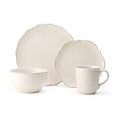 Cream 16-Piece Stoneware Dinnerware Set F12051