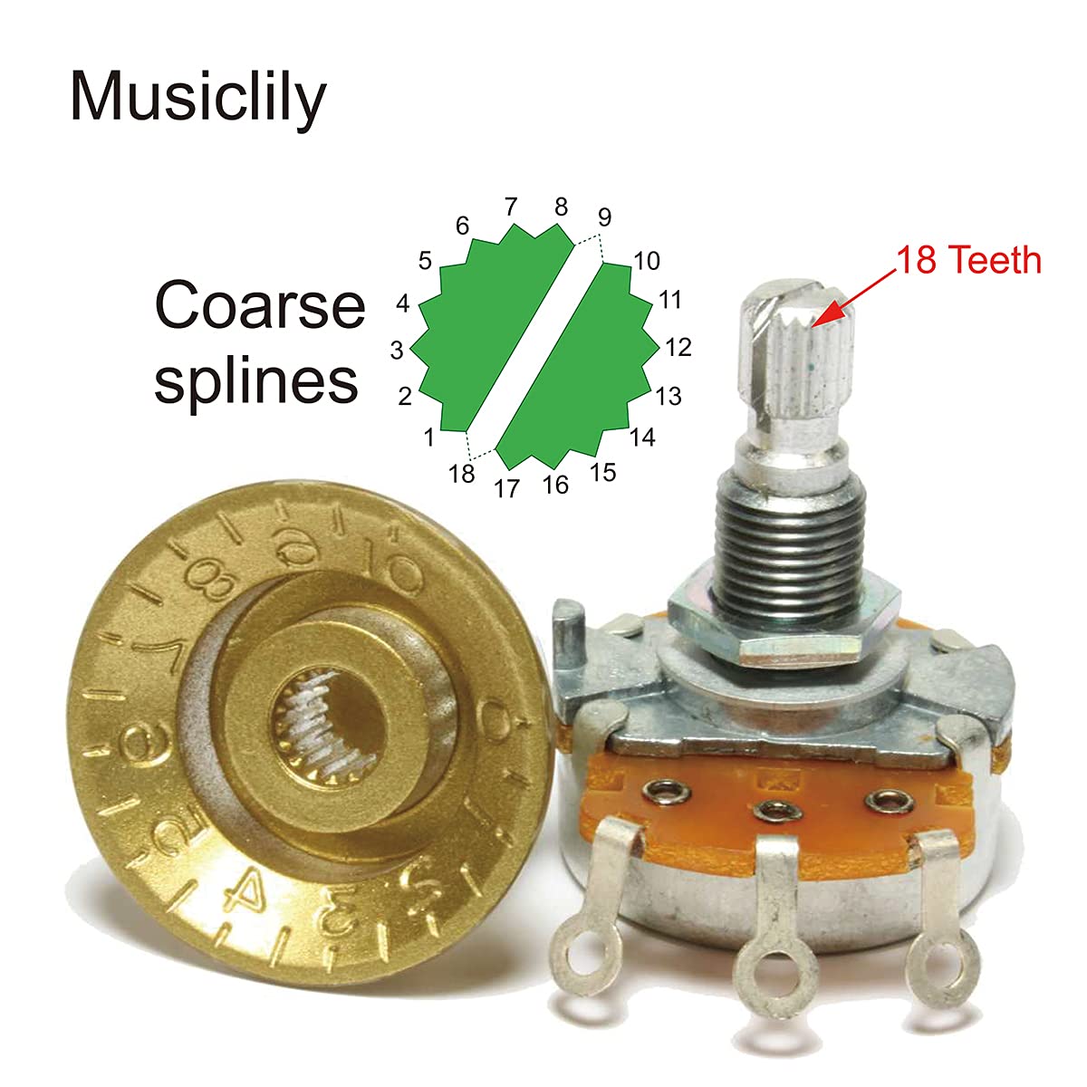 Black Volume Knobs Q18986