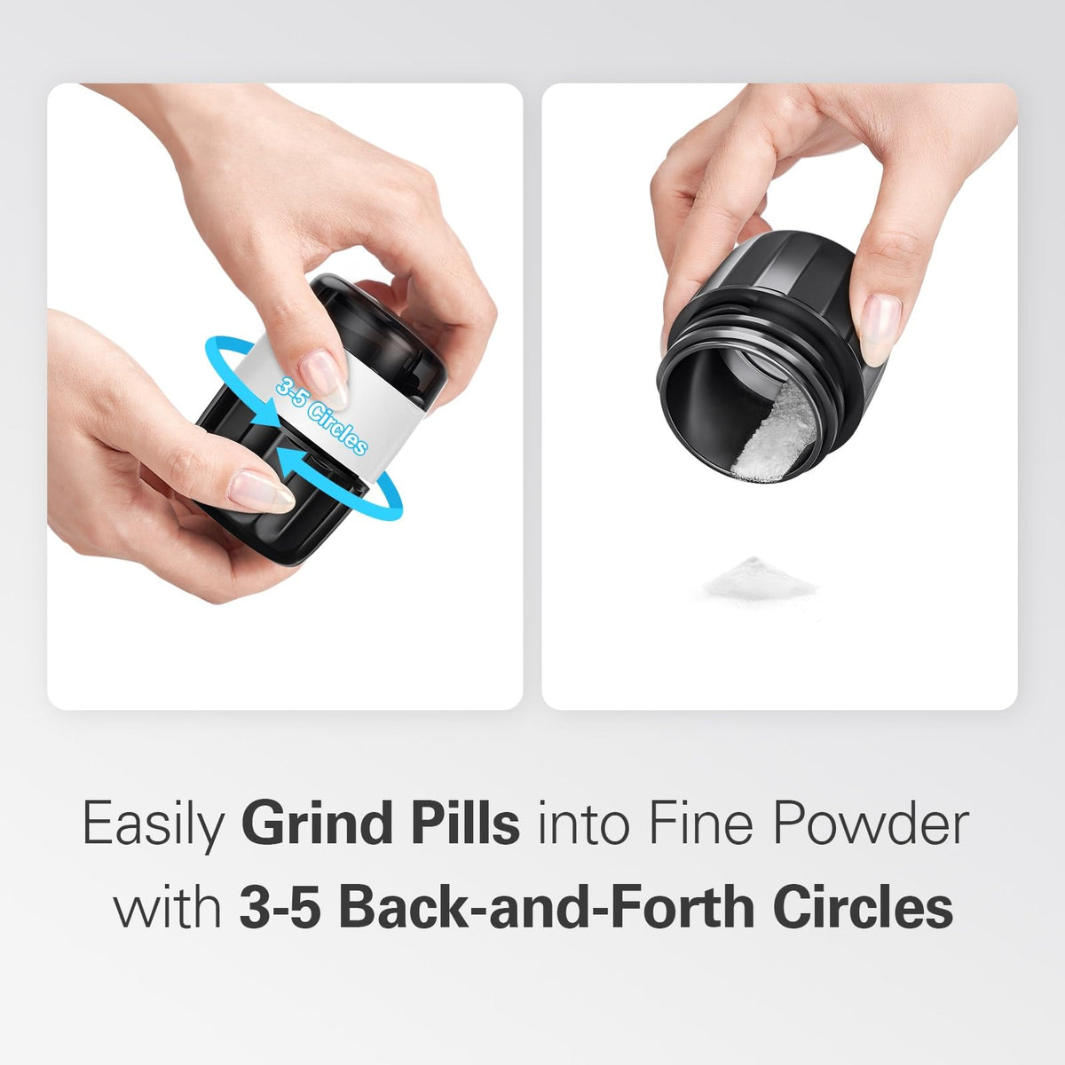 3-in-1 Pill Crusher and Cutter with Storage J151801