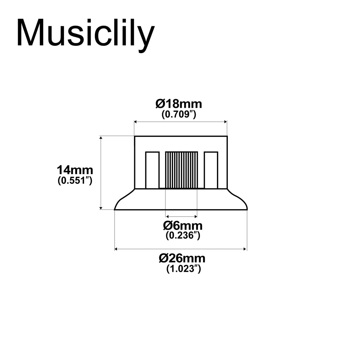Black Volume Knobs Q18986