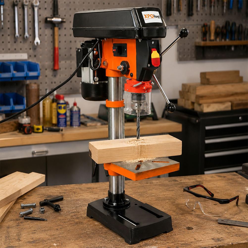 10-Inch Benchtop Drill Press with Laser L6607