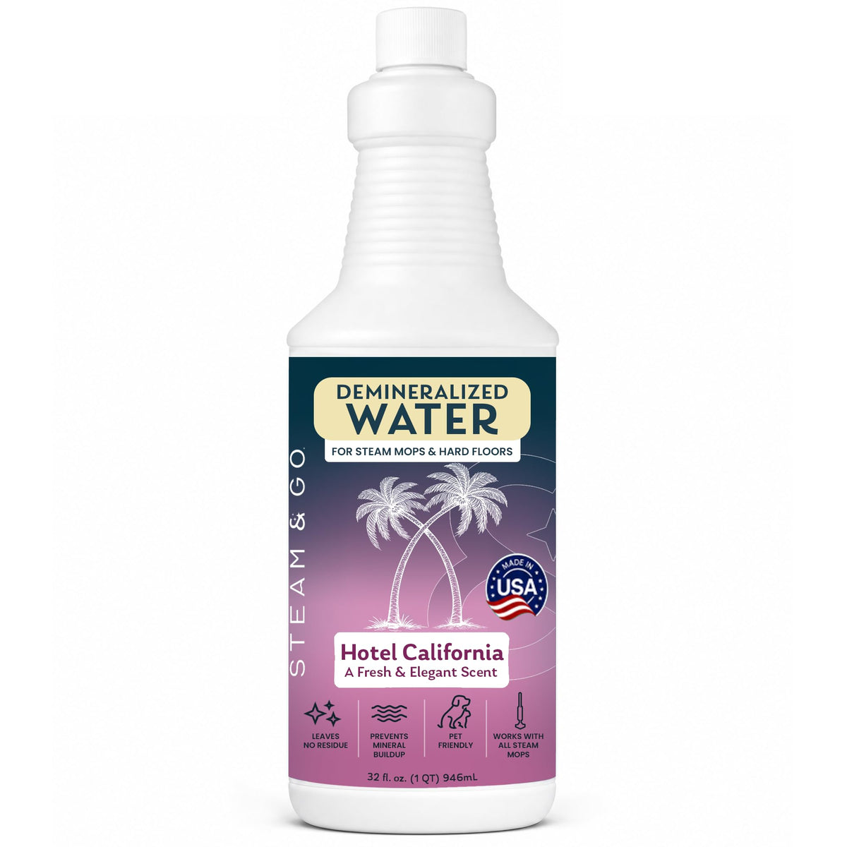 Demineralized Water for Steam Mop, 32 Ounces P4633