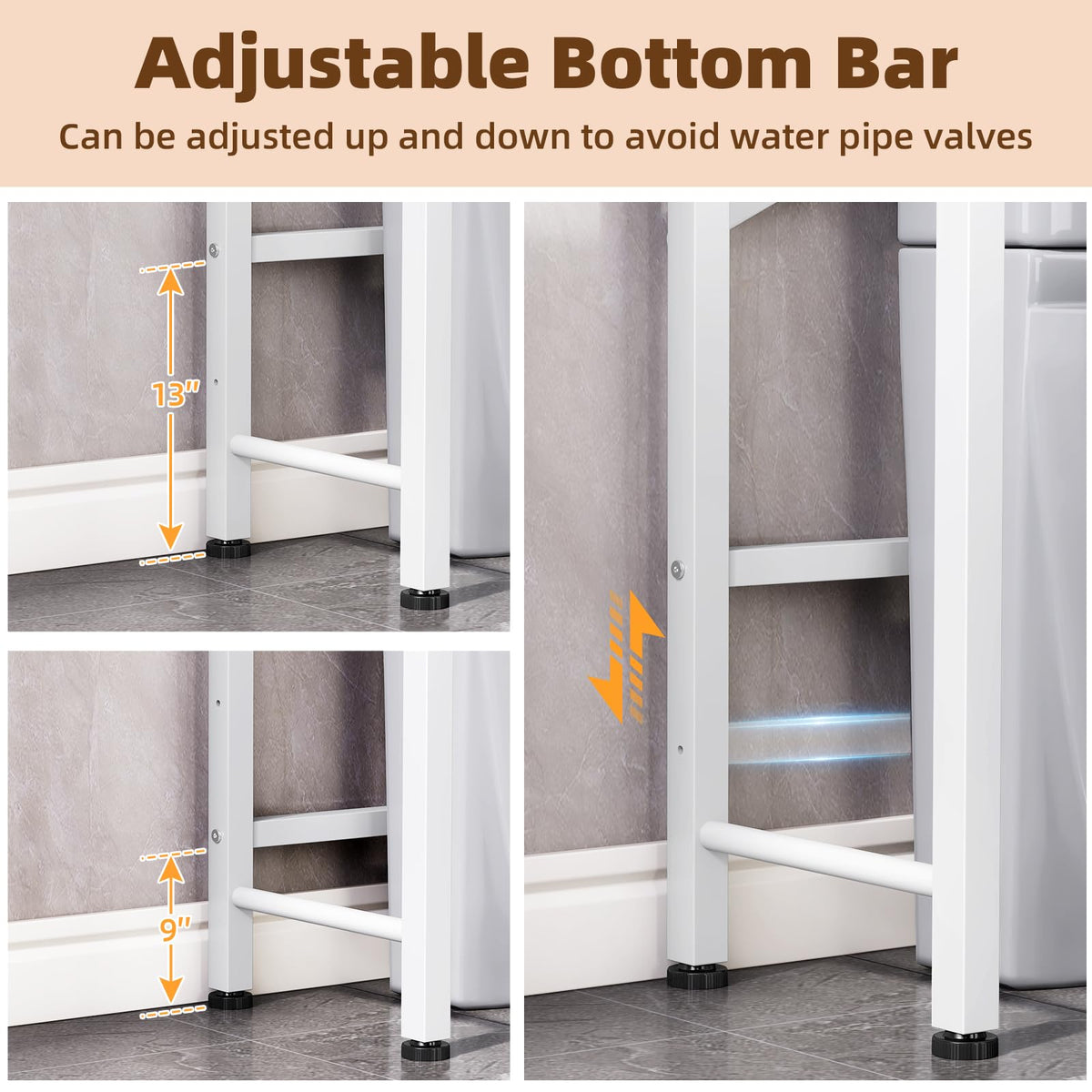 Over The Toilet Storage Cabinet with Adjustable Shelf Y80723