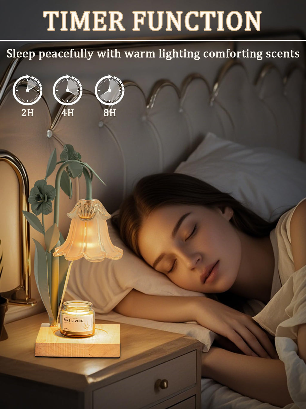 Candle Warmer with Timer & Dimmer B62231
