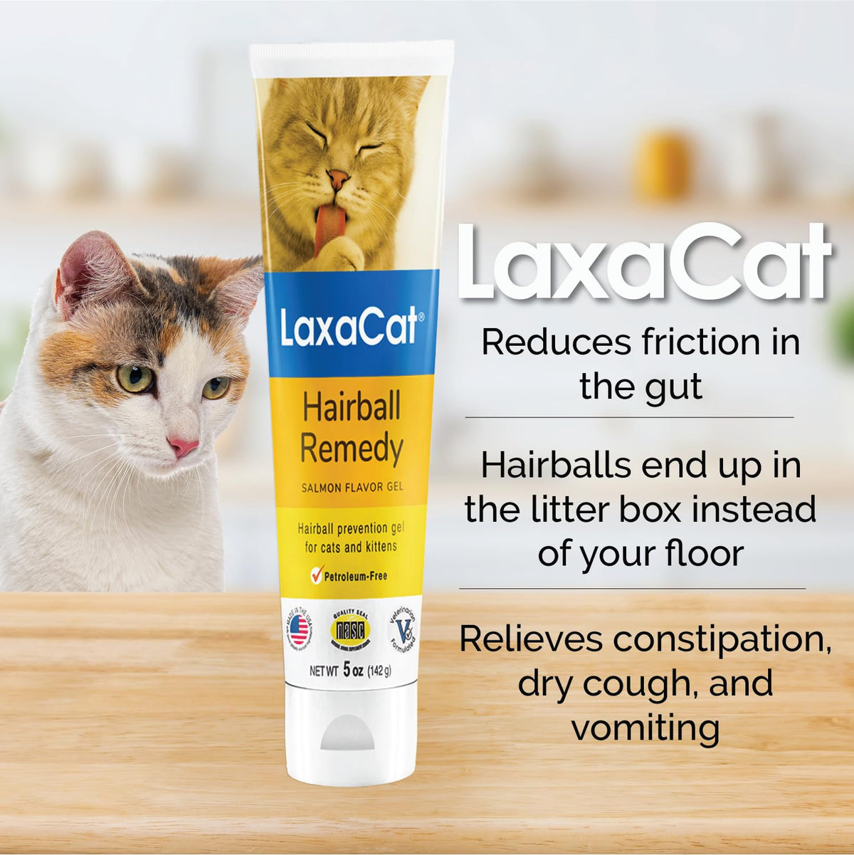5 oz Petroleum Free Cat Hairball Gel Y442322