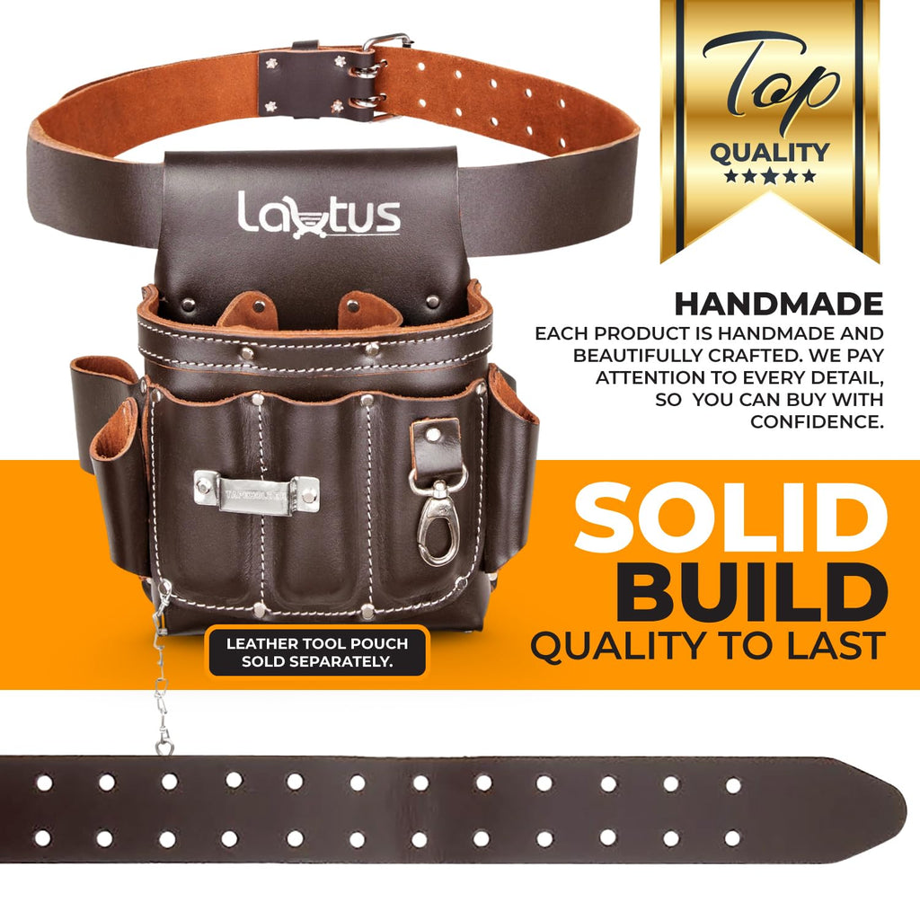 2" Heavy Duty Genuine Top-Grain Leather Tool Belt X22207