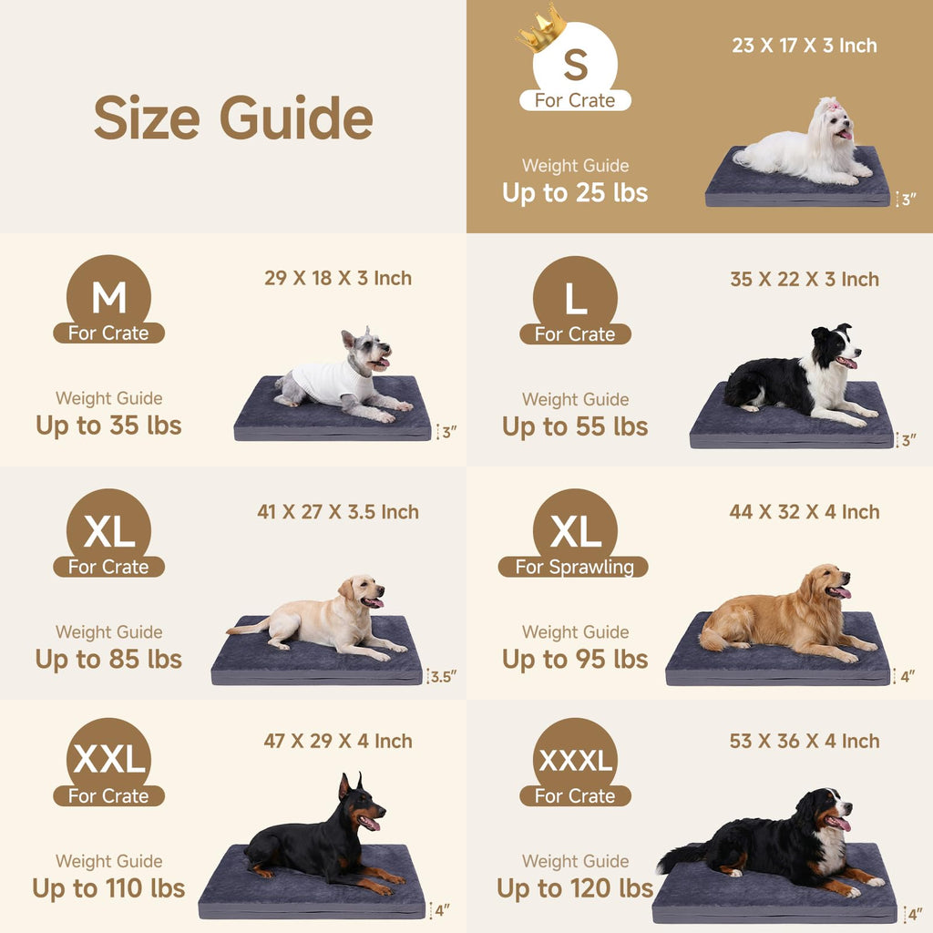 Waterproof Washable Reversible Dog Crate Bed Pad G4738