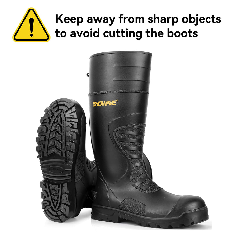 Rubber Steel Toe Waterproof Boot A905385
