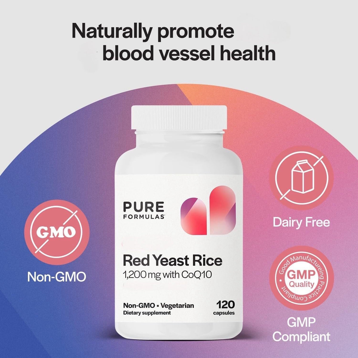 Extra Strength Red Yeast Rice 1200mg with CoQ10 120 Capsules L327015