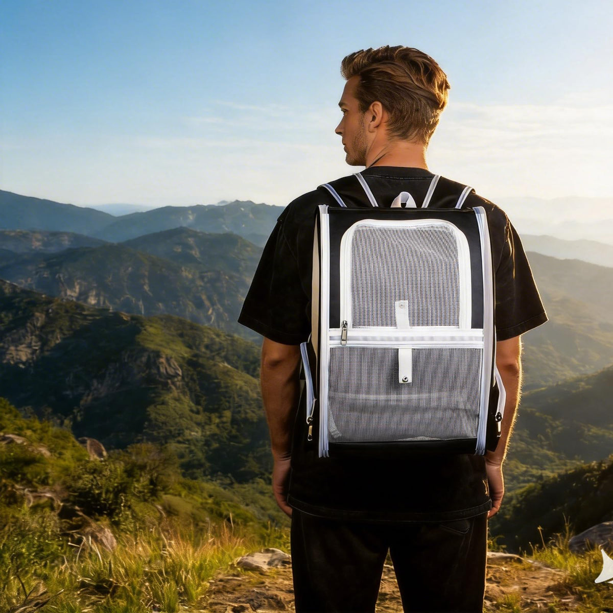 Large Breathable Pet Backpack S29195