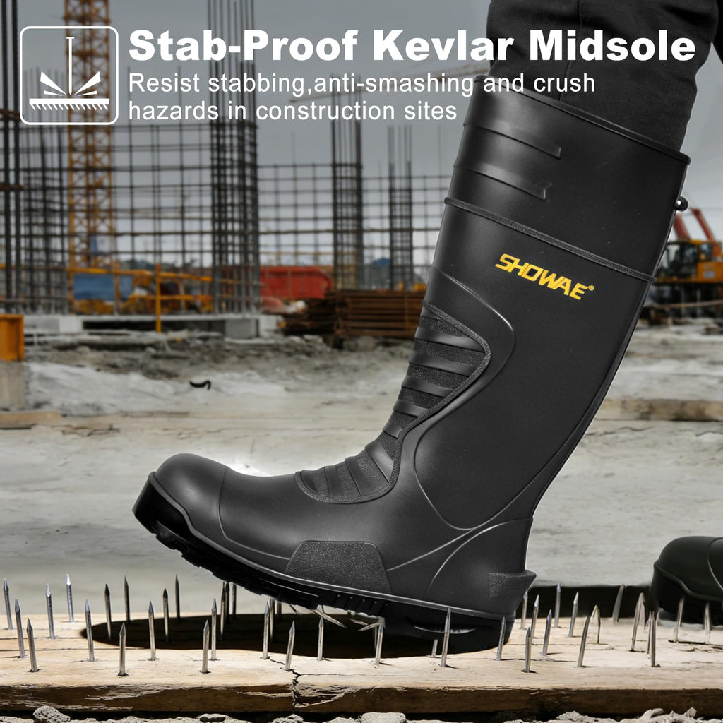 Rubber Steel Toe Waterproof Boot A905385