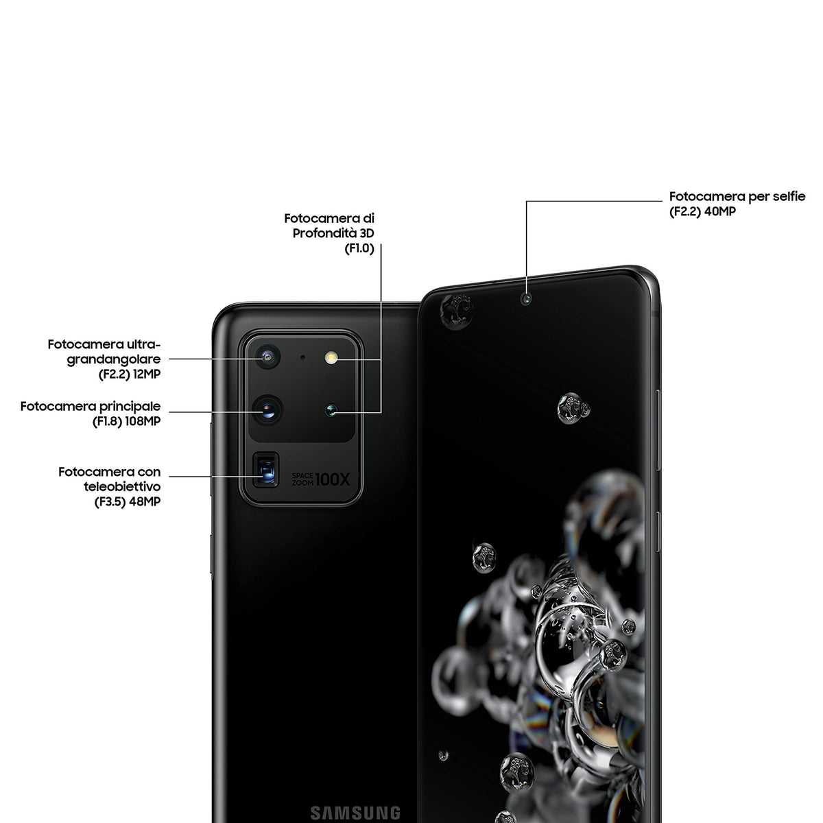 128GB Cosmic Black Unlocked Smartphone K62745