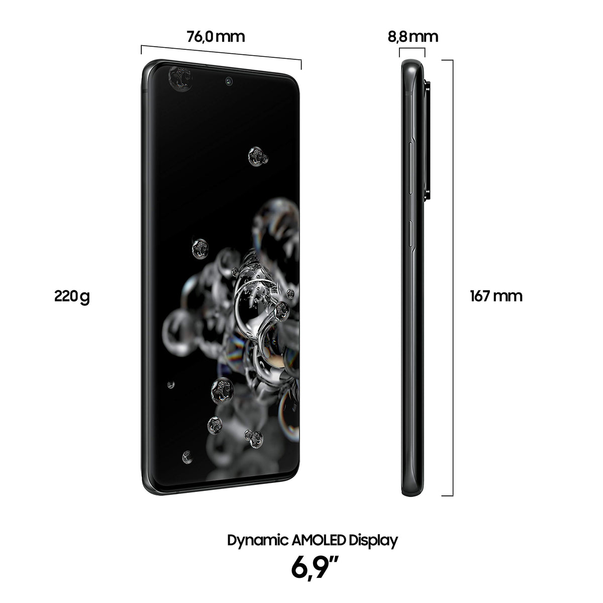 128GB Cosmic Black Unlocked Smartphone K62745