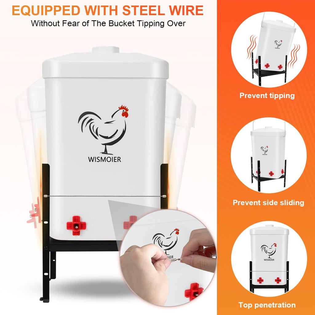 3 Gallon Heated Chicken Waterer D700257