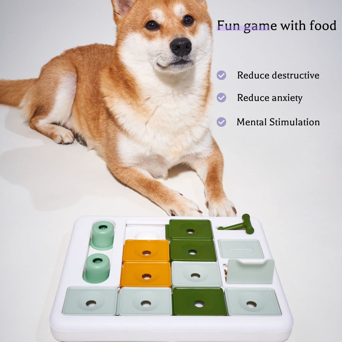 Dog Puzzle Toy 3 Levels T829030