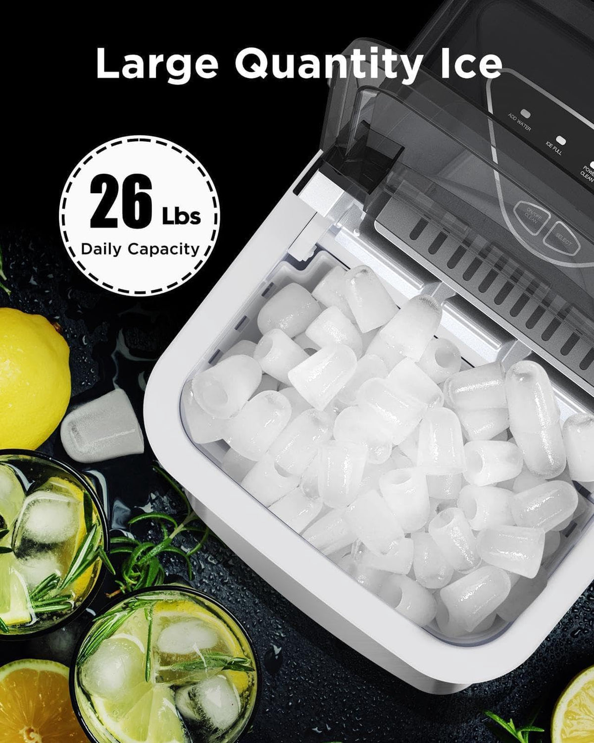 Countertop Ice Maker with 2 Ice Sizes H266953