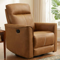 Manual Swivel Rocker Recliner Faux Leather L83282