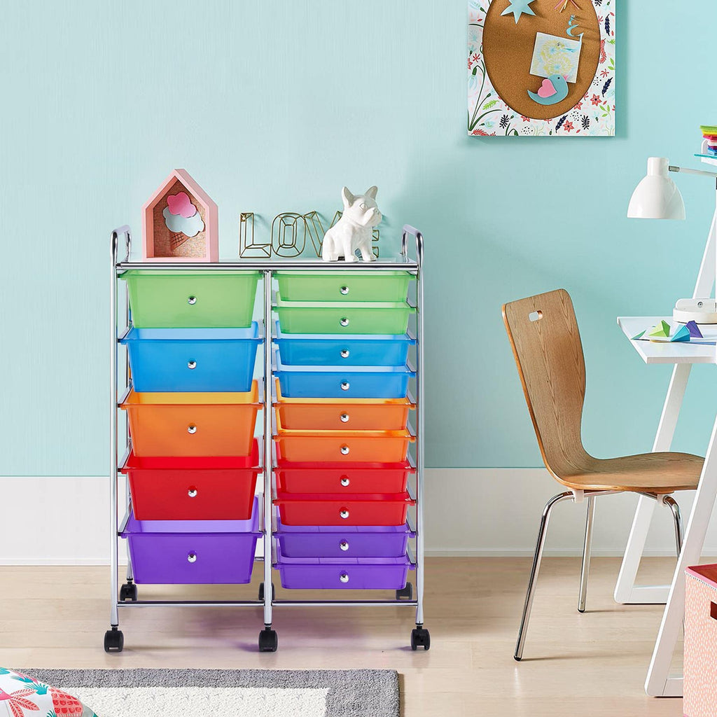 15 Drawer Rolling Storage Cart V3265