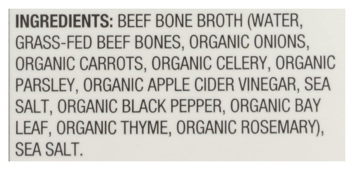 Beef Bone Broth 16.9 Oz (Pack of 6) Y795