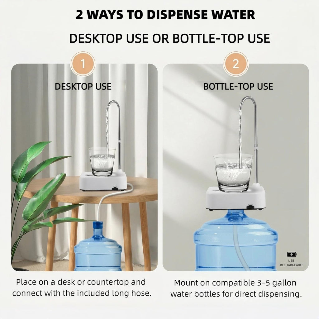 Electric Desktop Water Dispenser Pump for 5 Gallon Bottle X206
