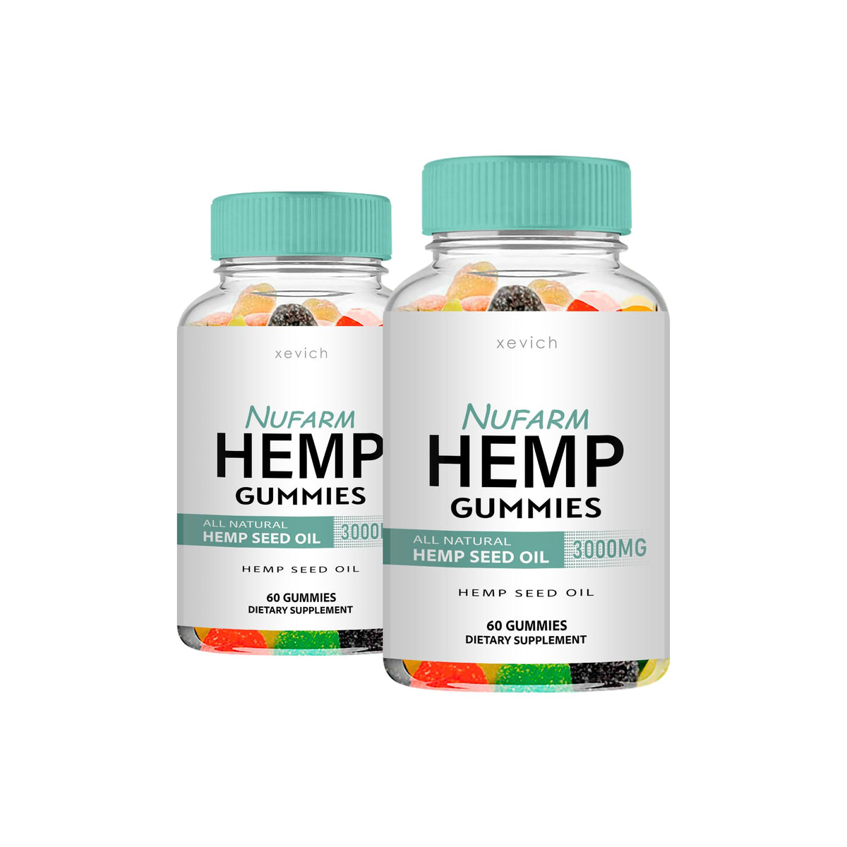 Hemp Gummies 2 Pack 120 Gummies F4630
